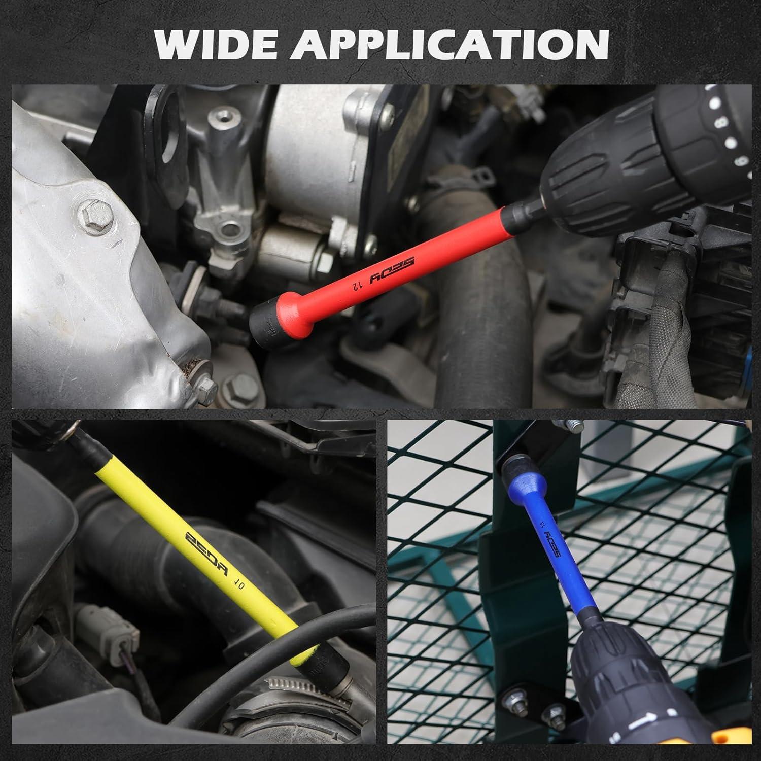 Juego de Destornilladores de Tuerca Magnéticos SEDY 6 Piezas 15.24 cm