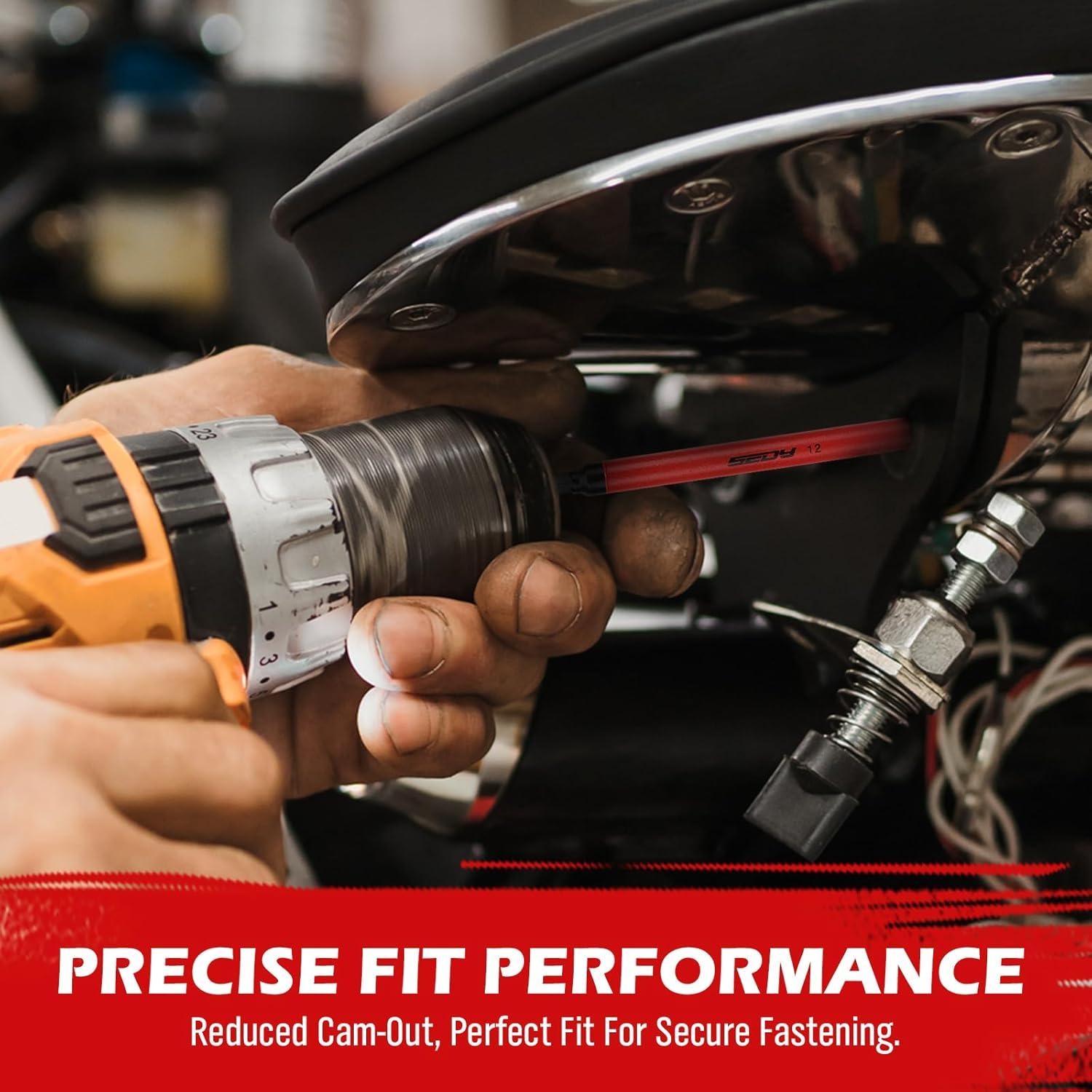 Juego de Destornilladores de Tuerca Magnéticos SEDY 6 Piezas 15.24 cm