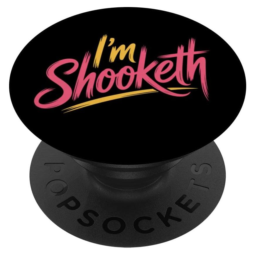 PopSockets Adhesivo PopGrip Meme Impactado - Negro