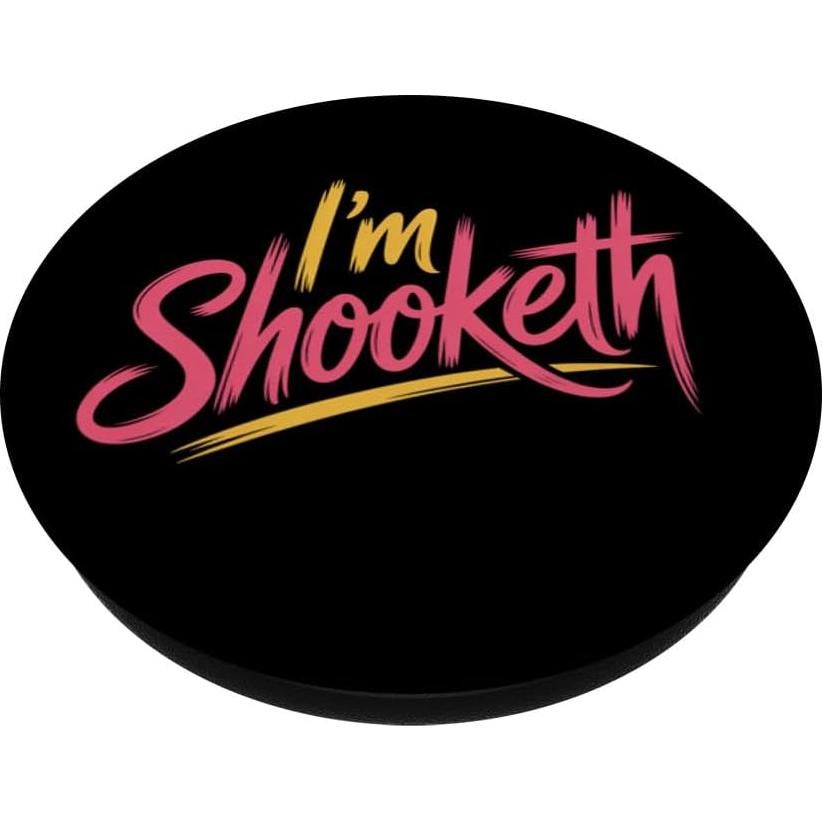 PopSockets Adhesivo PopGrip Meme Impactado - Negro