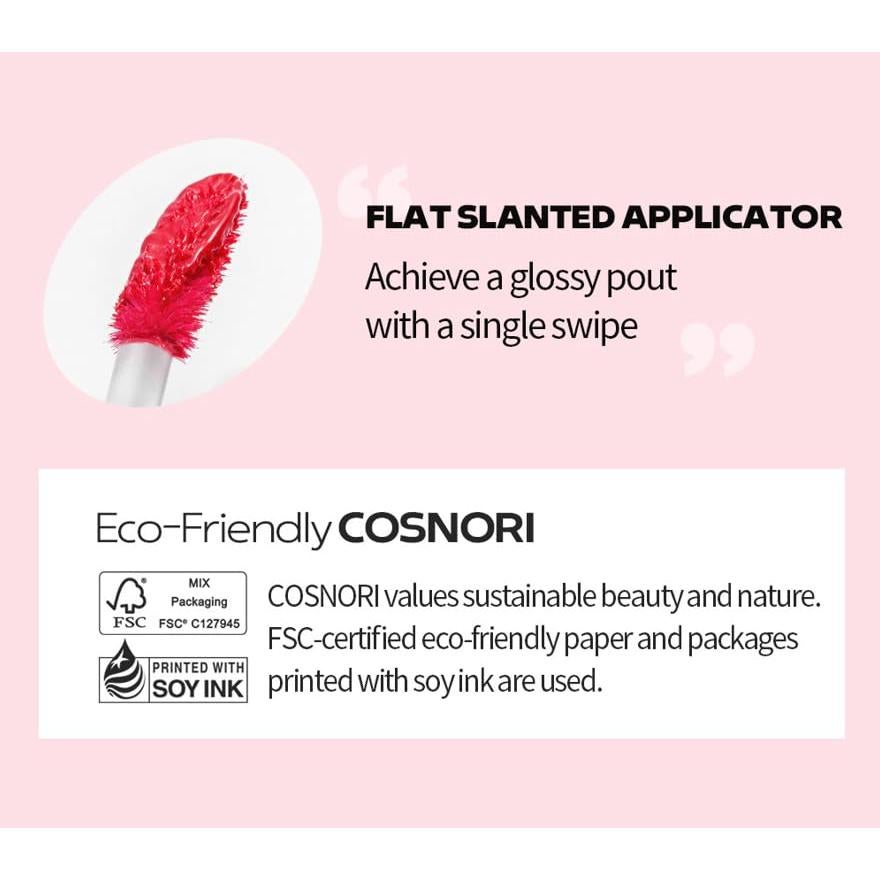 COSNORI Tinte de Labios Vegano 01 SURFY - Hidratante y Brillante