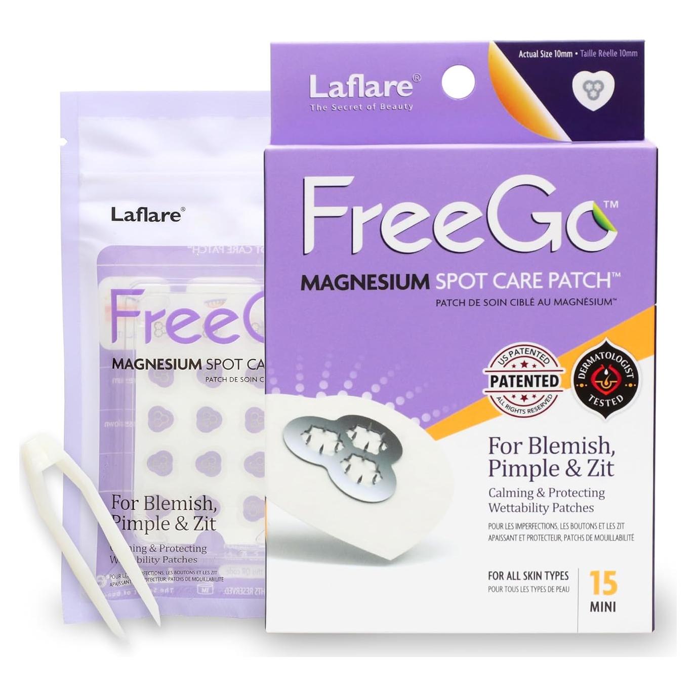 Parche Hidrocoloide Laflare con Microagujas de Magnesio 15 PCS