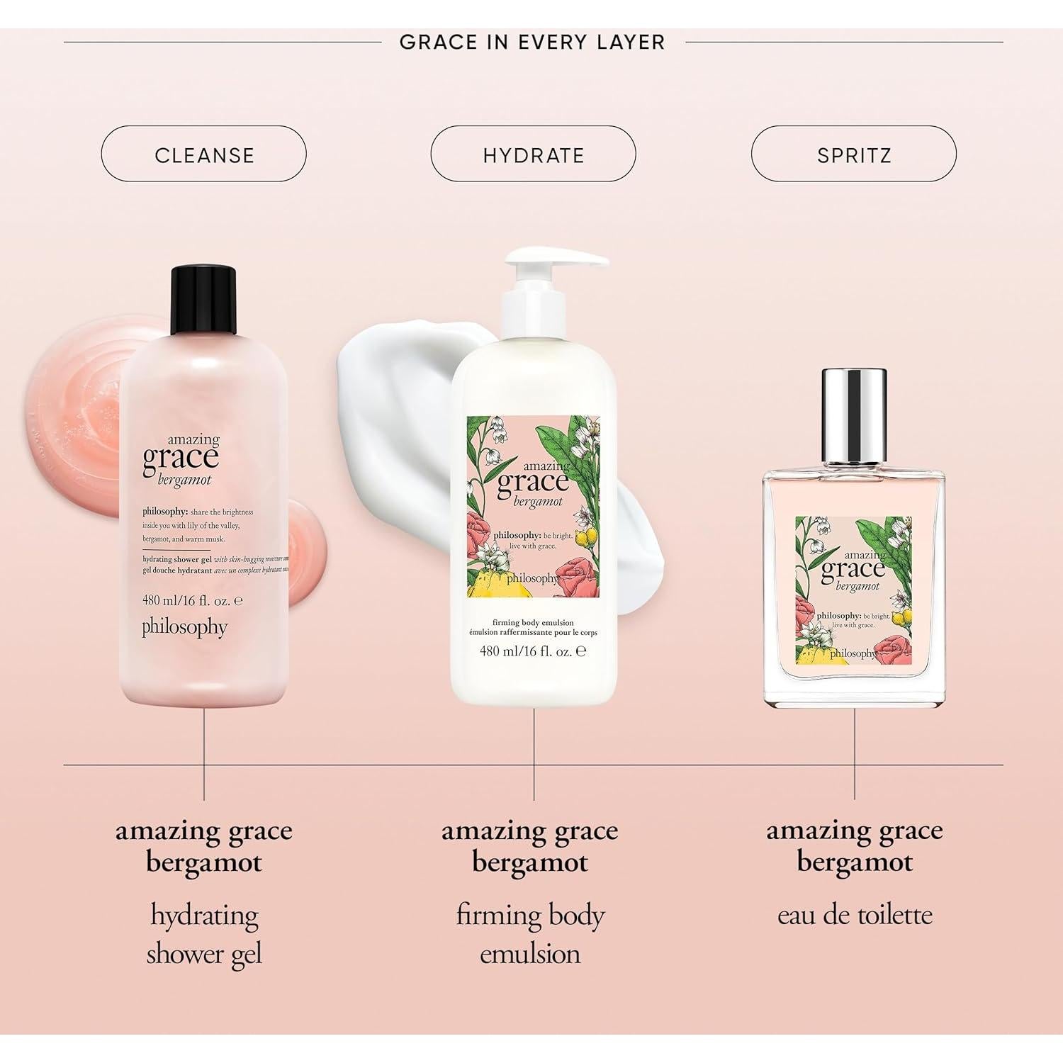 Gel de Baño Philosophy Amazing Grace 473 ml Hidratante