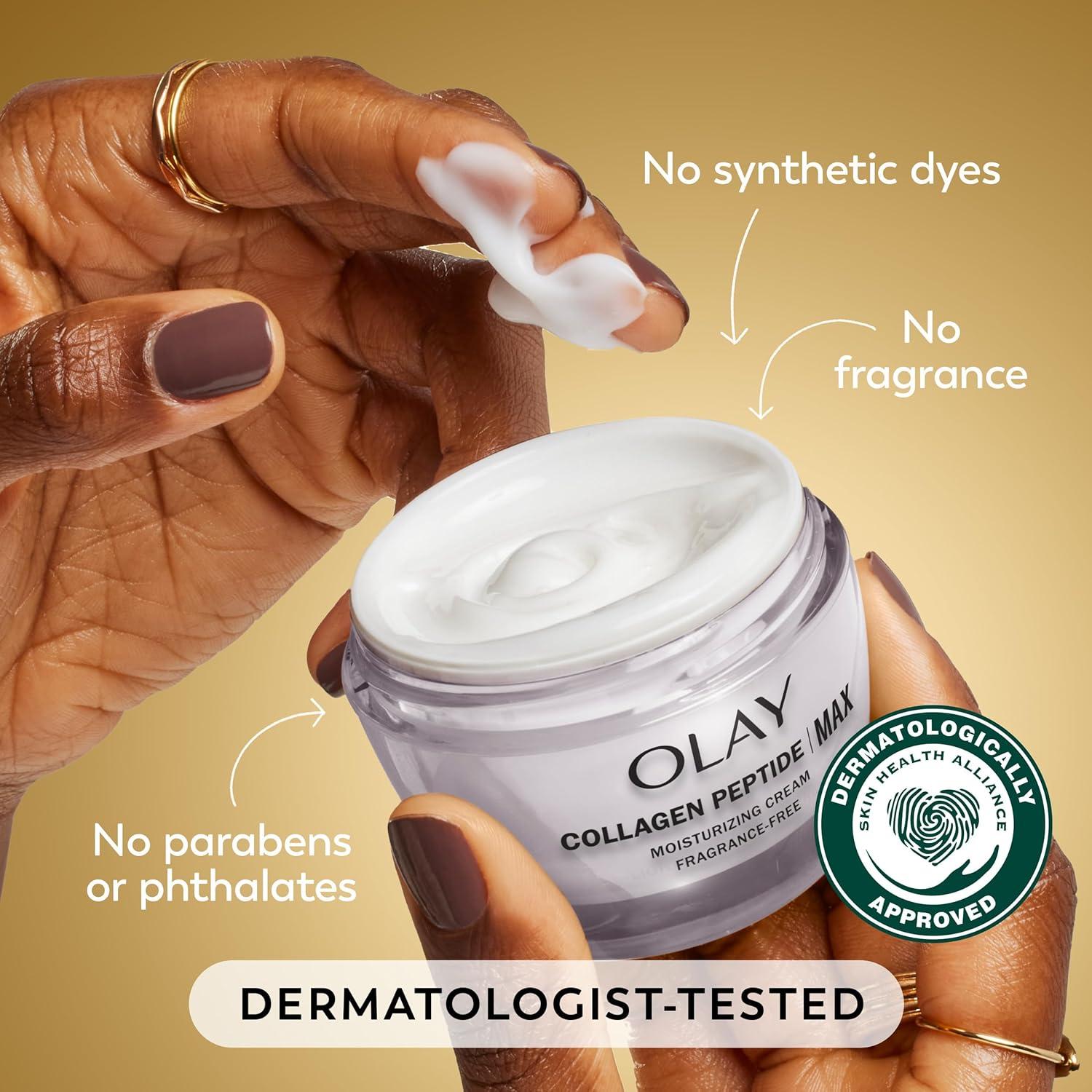 Crema Hidratante Facial Olay Colágeno Péptido 24 MAX 48g