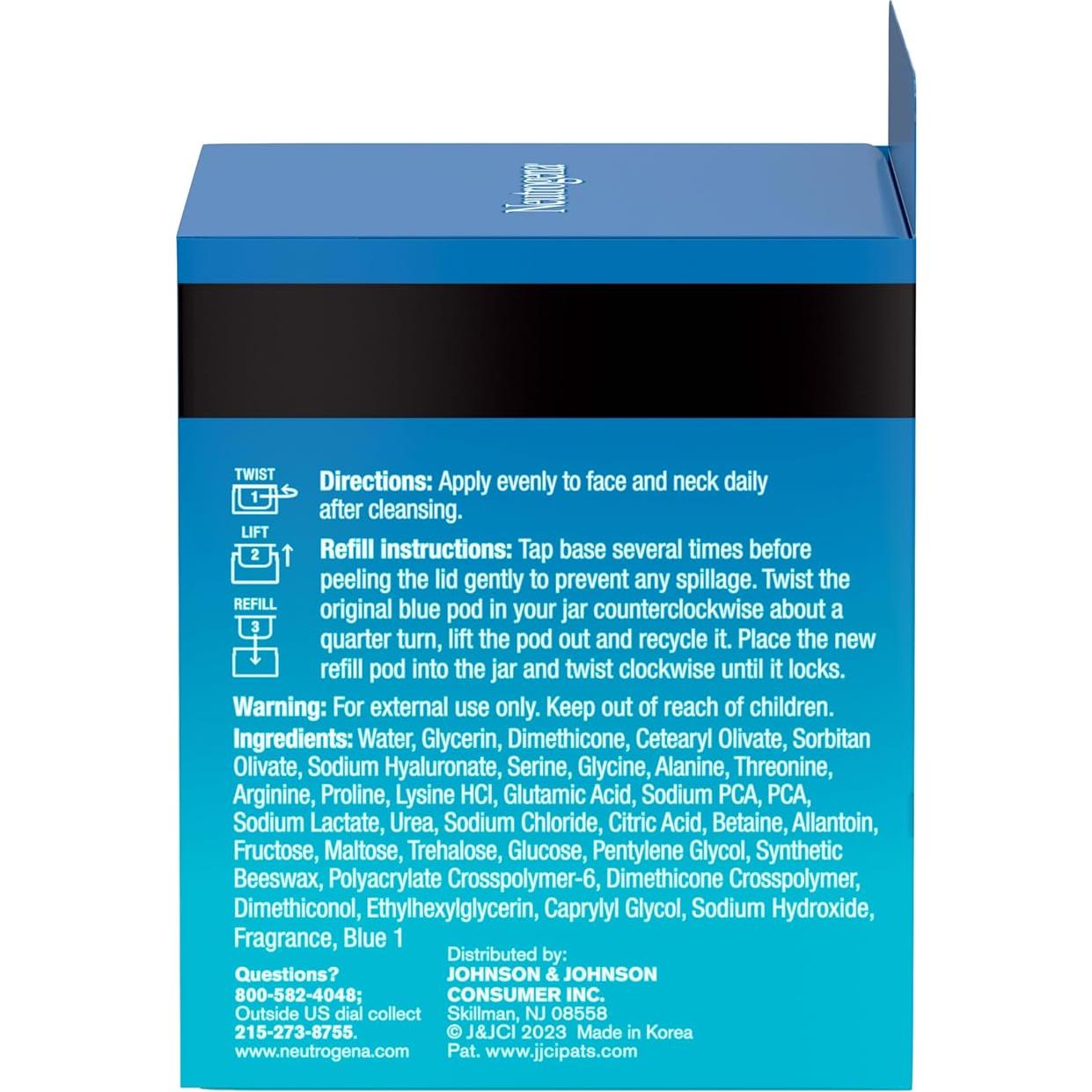 Neutrogena Hydro Boost Gel Hidratante Facial 48.19 g Recarga