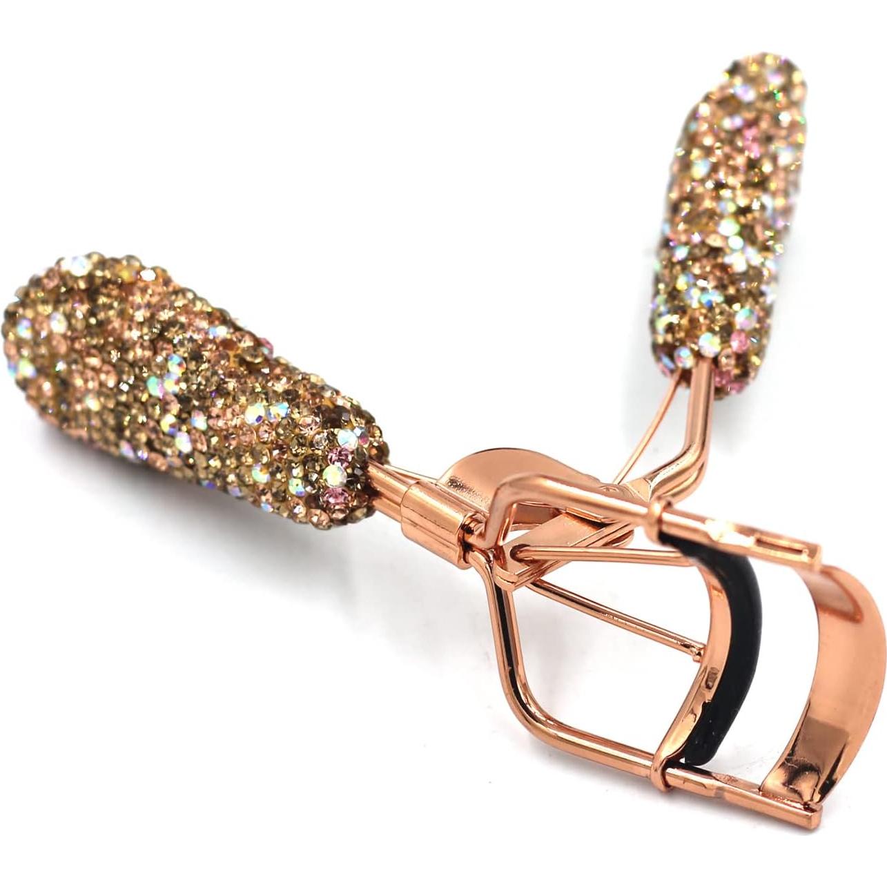 Rizador de Pestañas Bling Makeup Bestbling Oro con Almohadillas