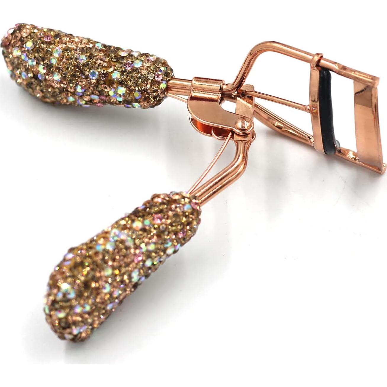 Rizador de Pestañas Bling Makeup Bestbling Oro con Almohadillas