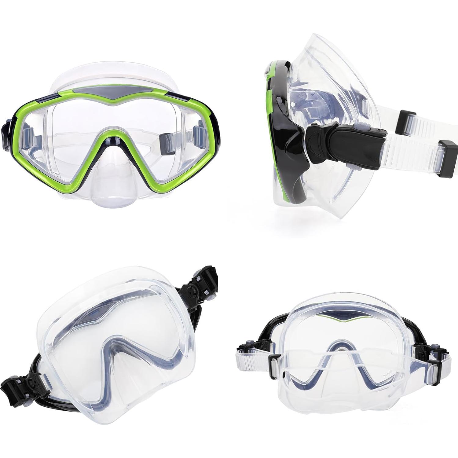 Máscara de Buceo iGym Snorkel, Lente Ultra Clara, Ajustable
