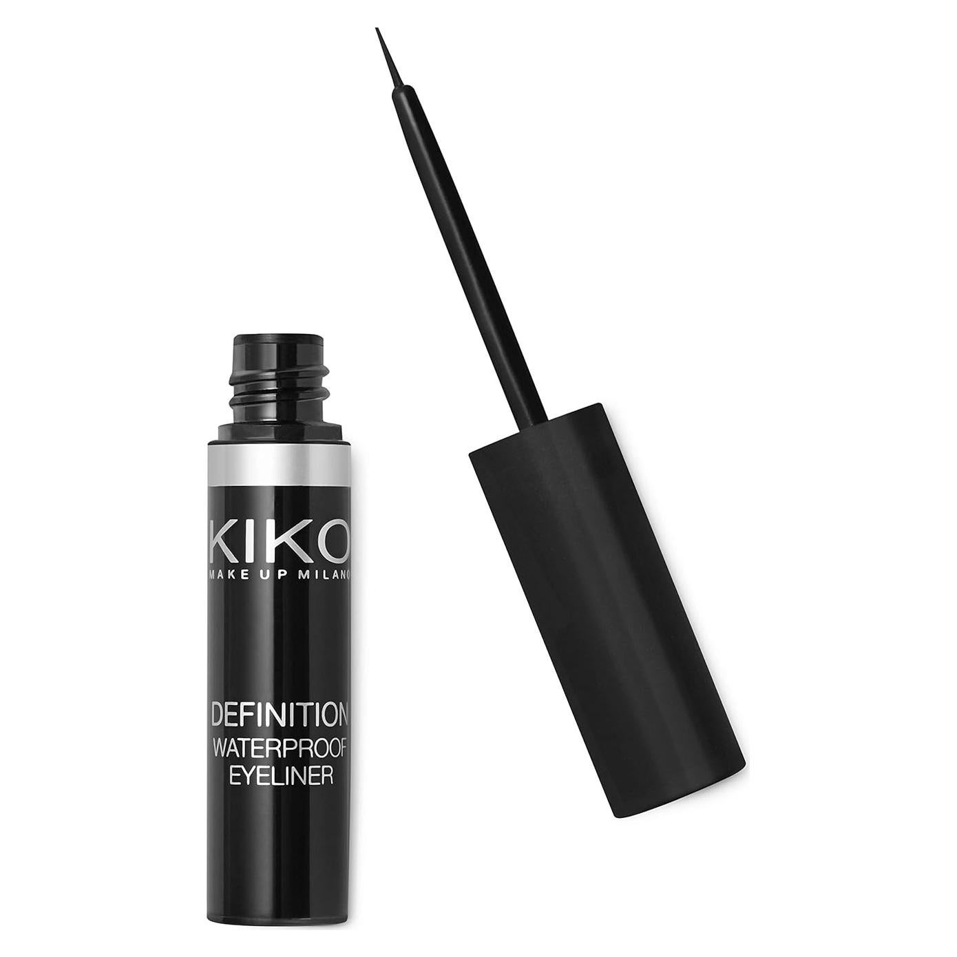 Delineador Líquido Kiko Milano Negro Intenso 2.5ml Resistente al Agua