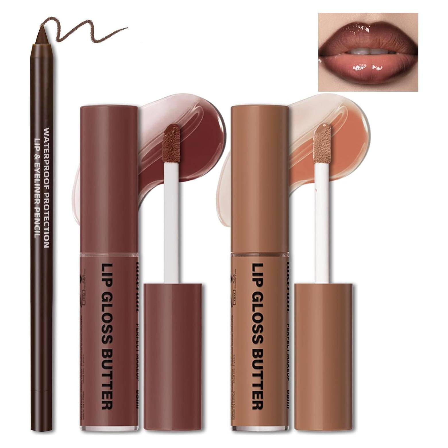 Kit de Labios Hidratante Nourishing 2 Colores Brillo Labial