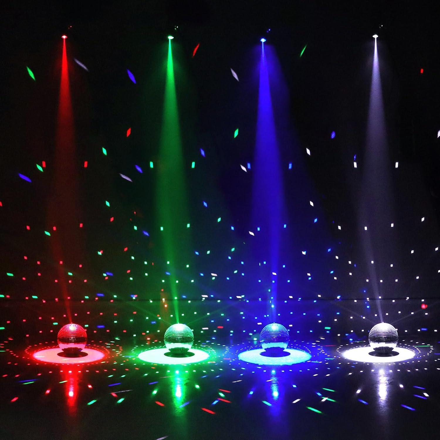 Paquete de 3 luces LED Czgor 15W RGBW para fiestas