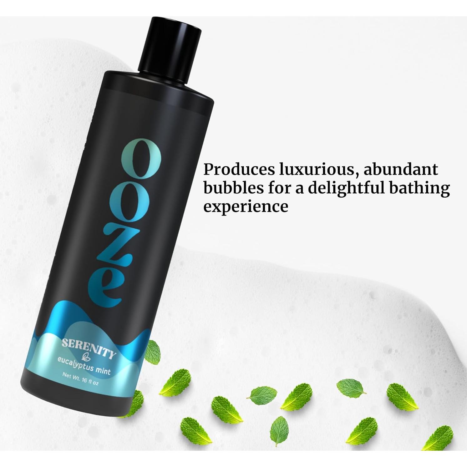 Baño de Burbuja Eucalipto y Menta OOZE 473ml - Relajante y Vegano