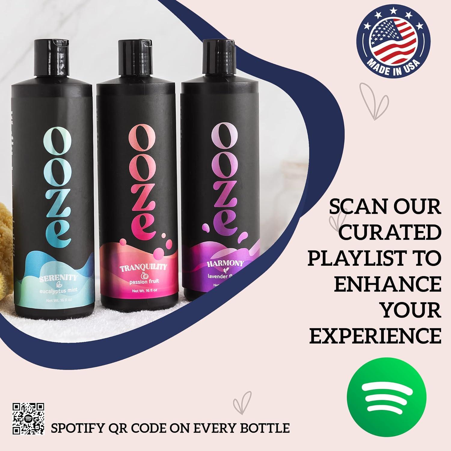 Baño de Burbuja Eucalipto y Menta OOZE 473ml - Relajante y Vegano