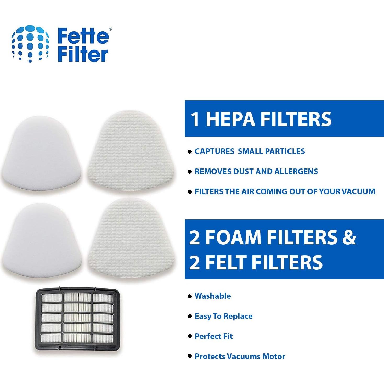 Filtros para Aspiradora Shark Navigator Fette Filter 5 Piezas