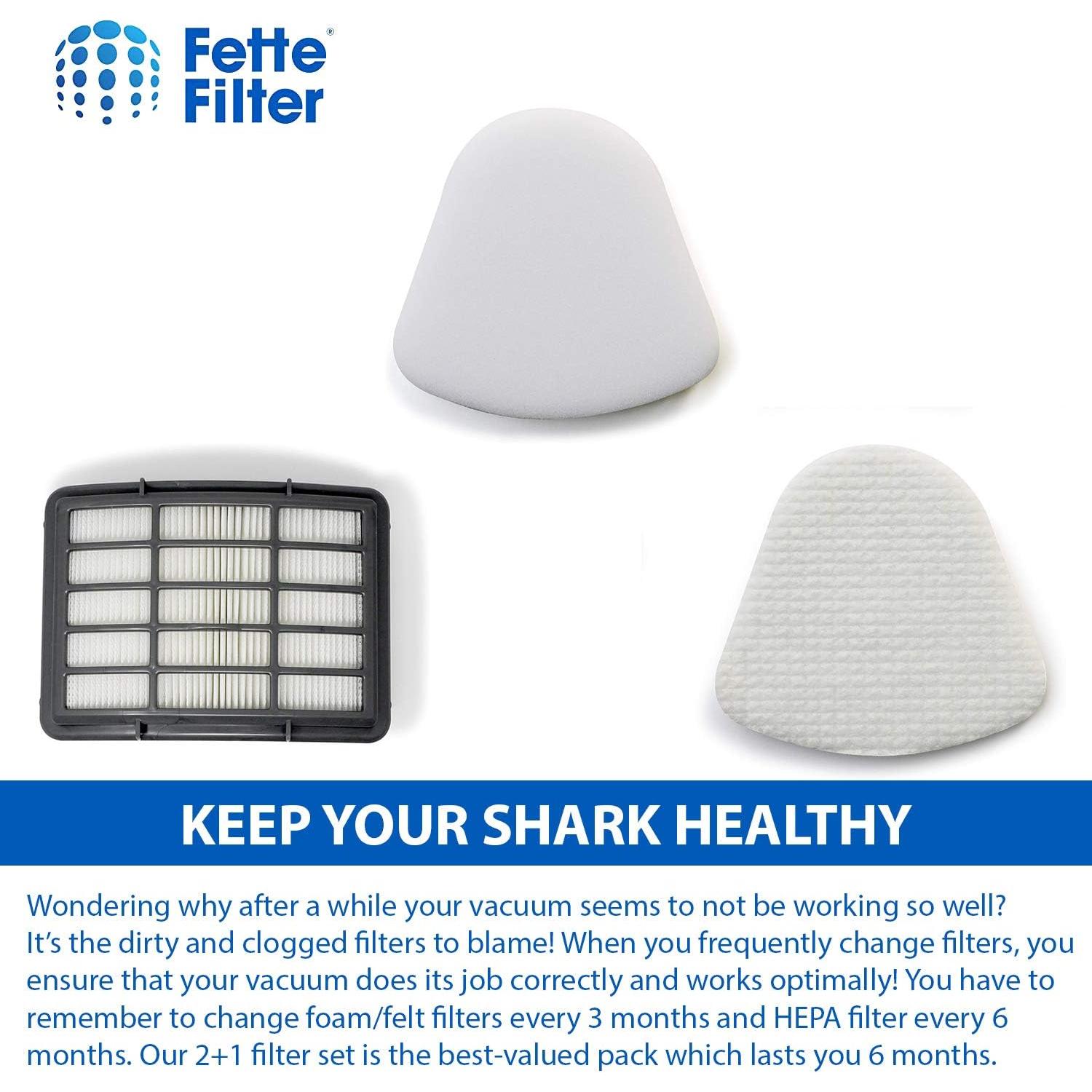 Filtros para Aspiradora Shark Navigator Fette Filter 5 Piezas