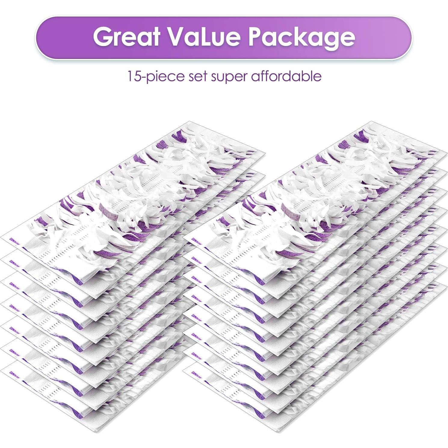 15 Almohadillas de Reemplazo PowerMop BRUVISH Multi-Superficie