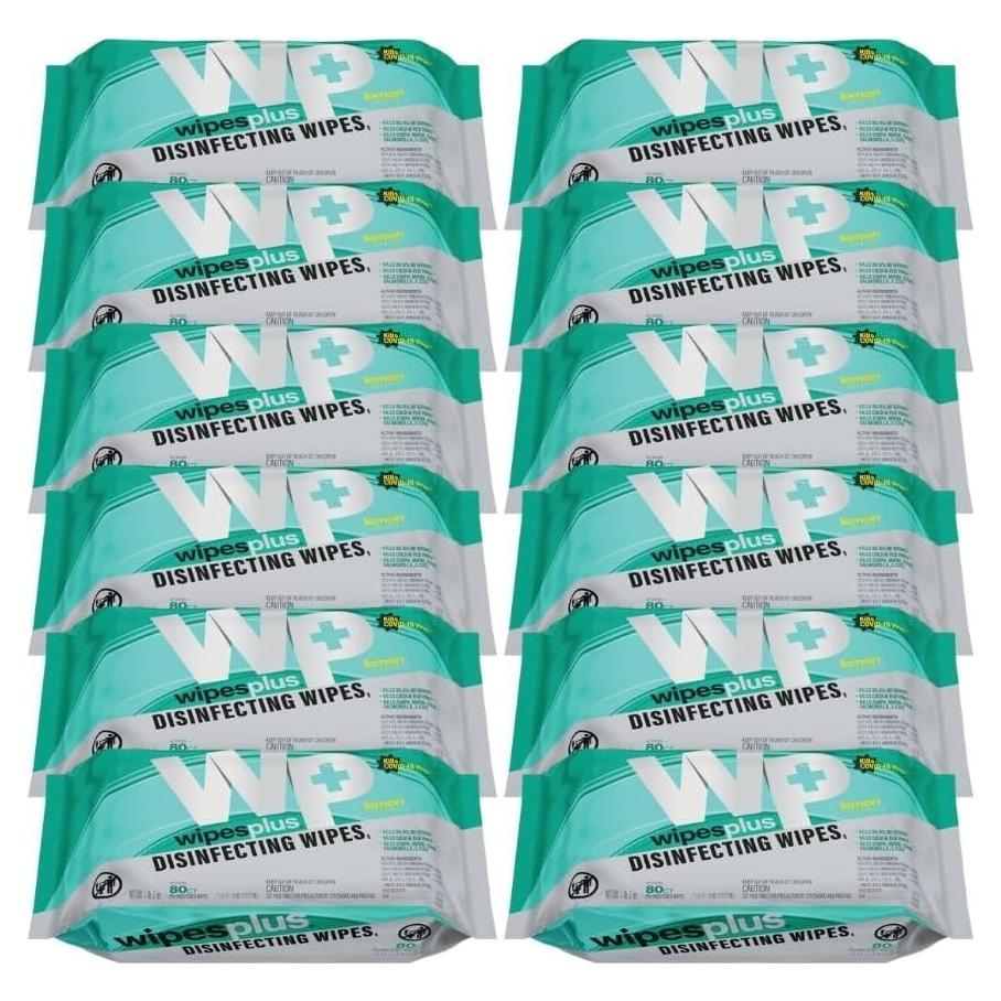 Toallitas Desinfectantes WipesPlus 960 Unidades 3 en 1