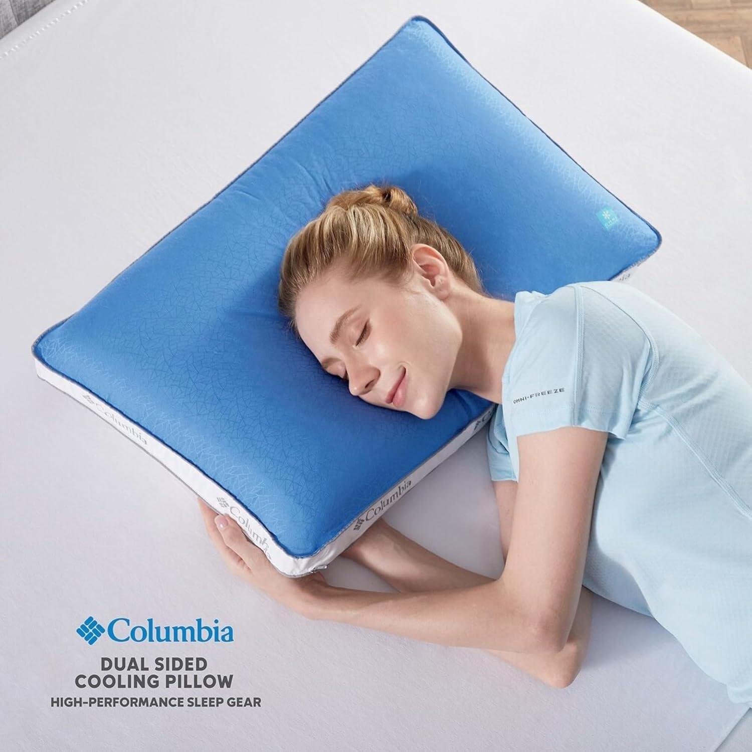 Almohada King Columbia Espuma Viscoelástica con Gel Refrigerante