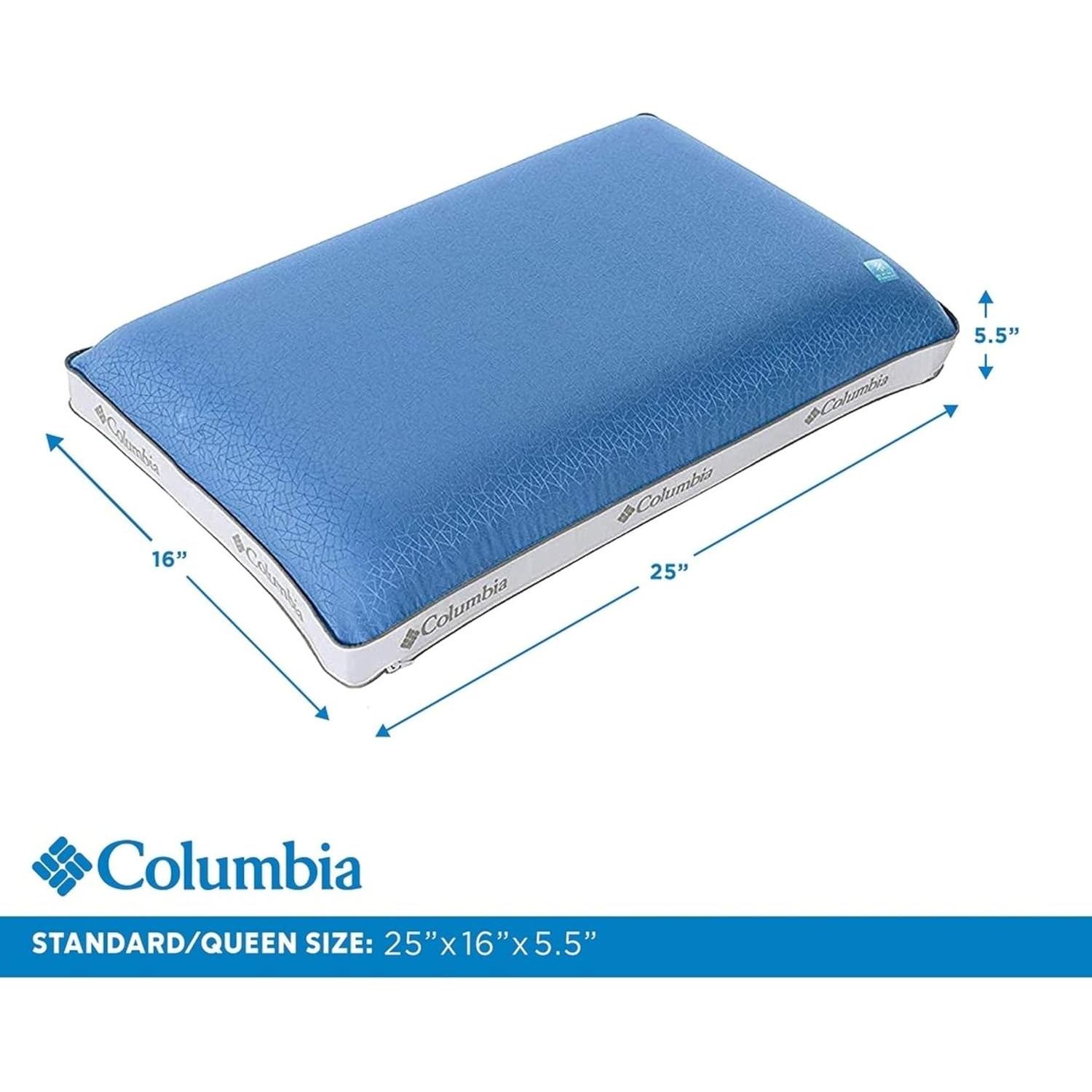 Almohada King Columbia Espuma Viscoelástica con Gel Refrigerante