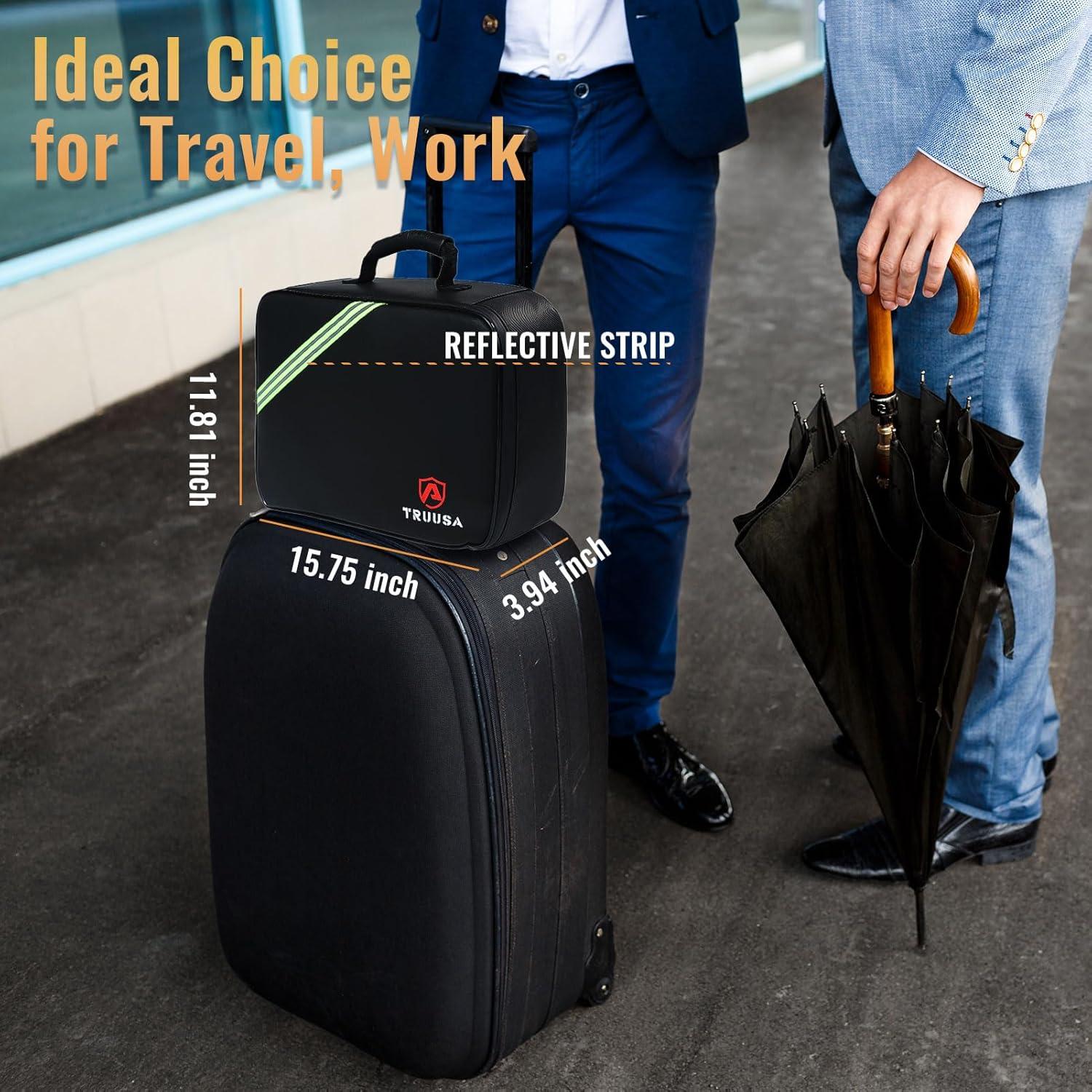 Organizador de Documentos TRUUSA a Prueba de Fuego Negro