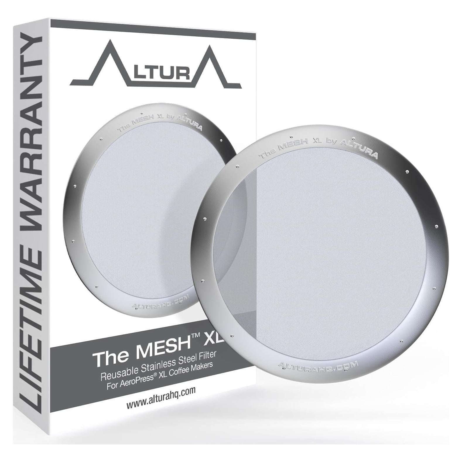 Filtro MESH XL Altura de Acero Inoxidable para AeroPress