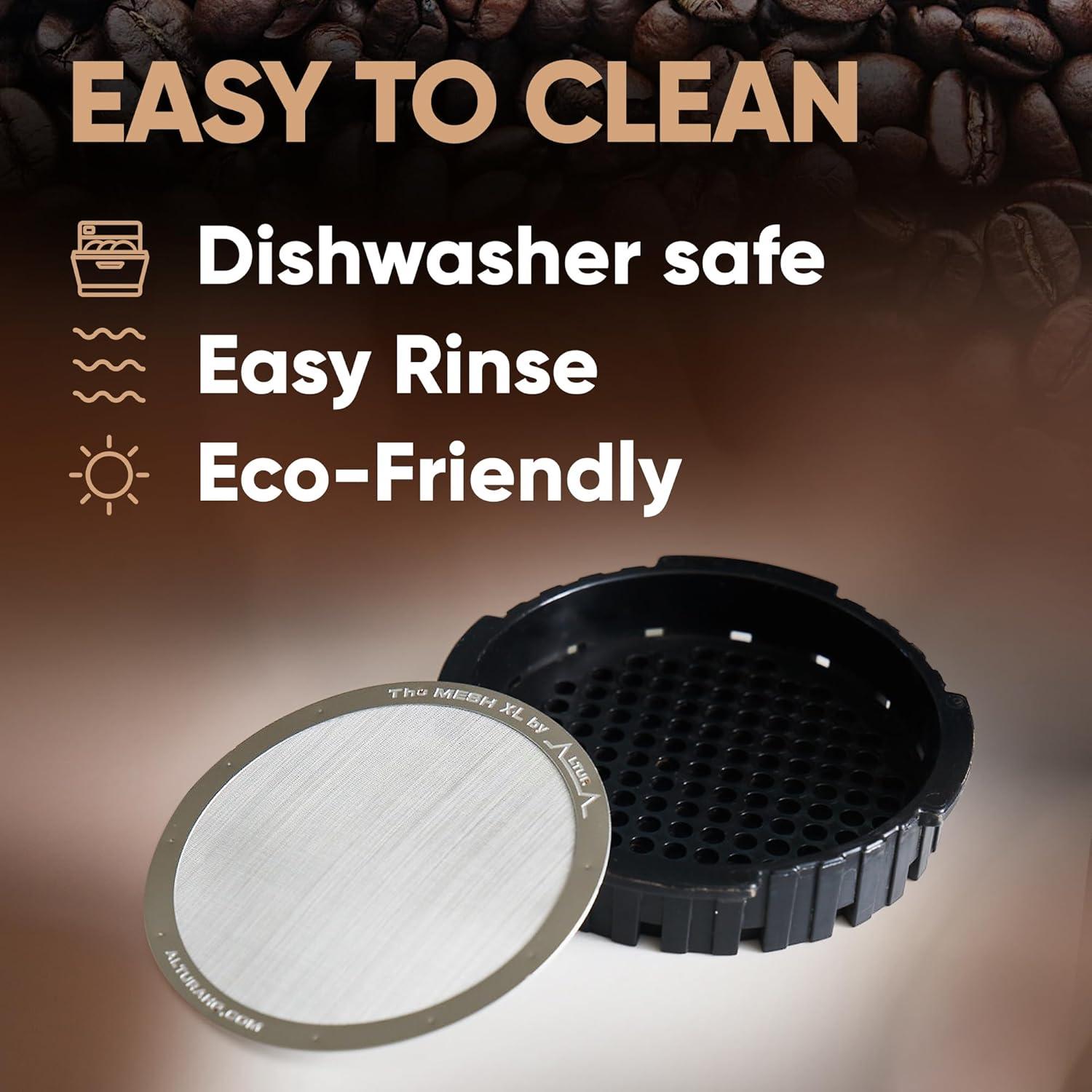 Filtro MESH XL Altura de Acero Inoxidable para AeroPress