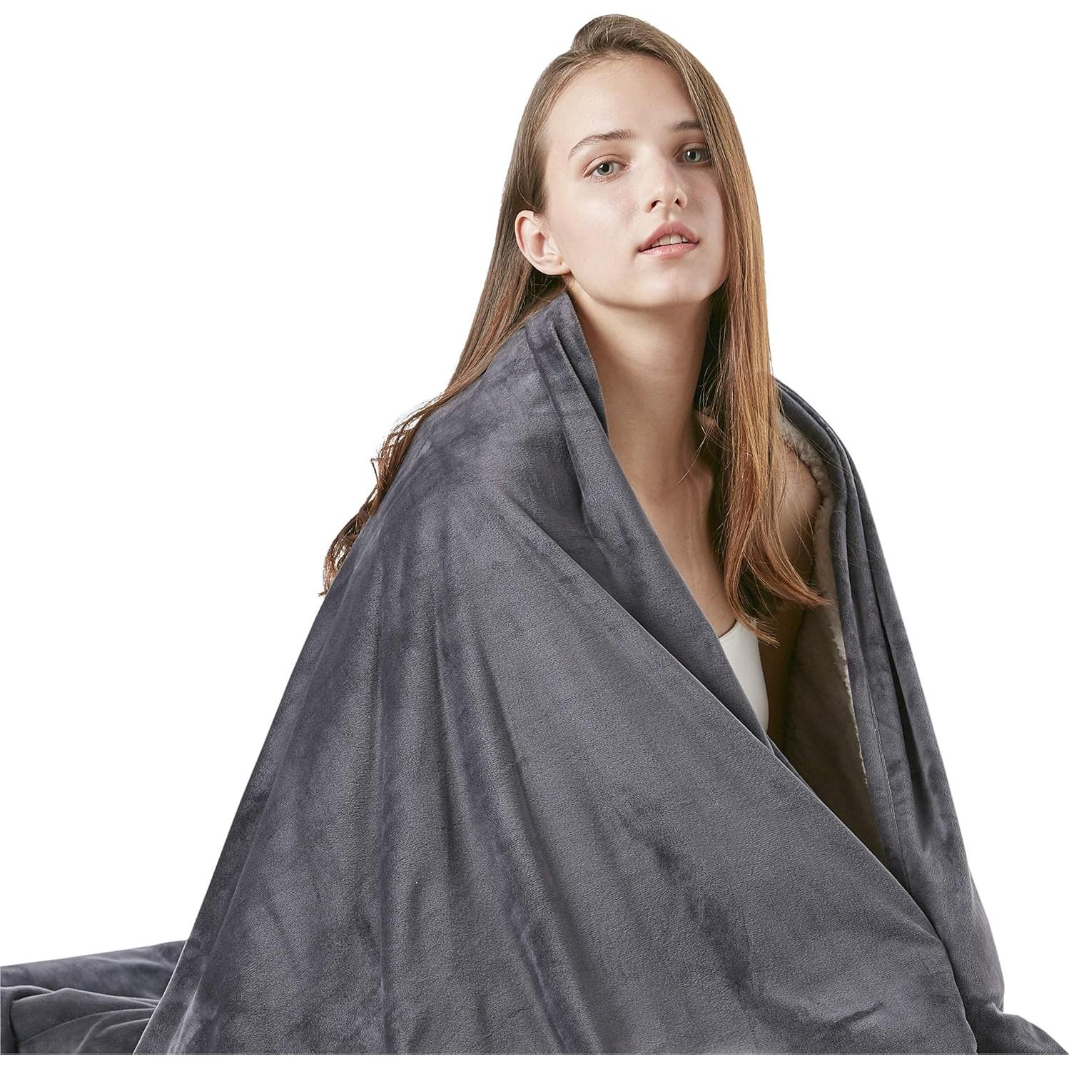 Manta con peso Degrees of Comfort 5.44 kg 121x183 cm Carbón