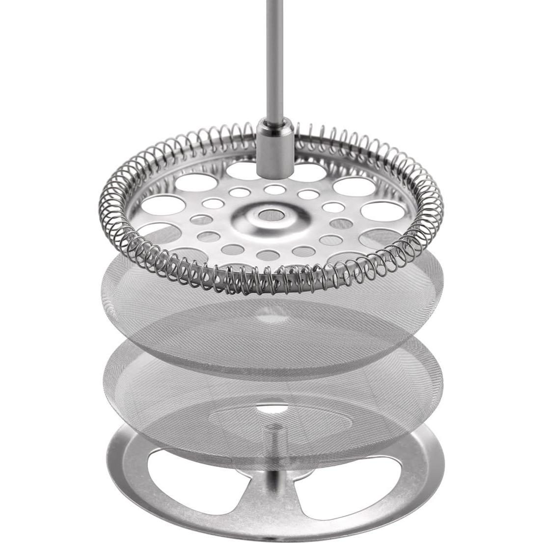 Prensa Francesa de Café Highwin 1L Acero Inoxidable Doble Pared