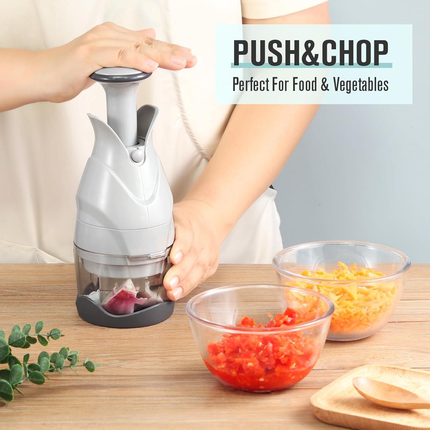 Picador de Verduras CherHome CHER-CUTTER con Cuchilla de Acero Inoxidable