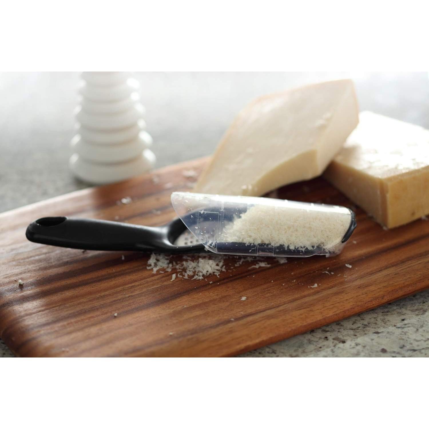 Rallador Microplane Elite Grueso Negro Acero Inoxidable