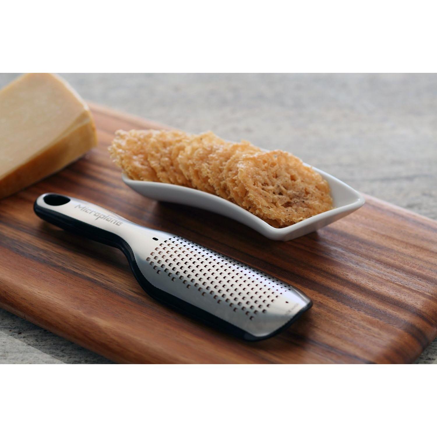 Rallador Microplane Elite Grueso Negro Acero Inoxidable