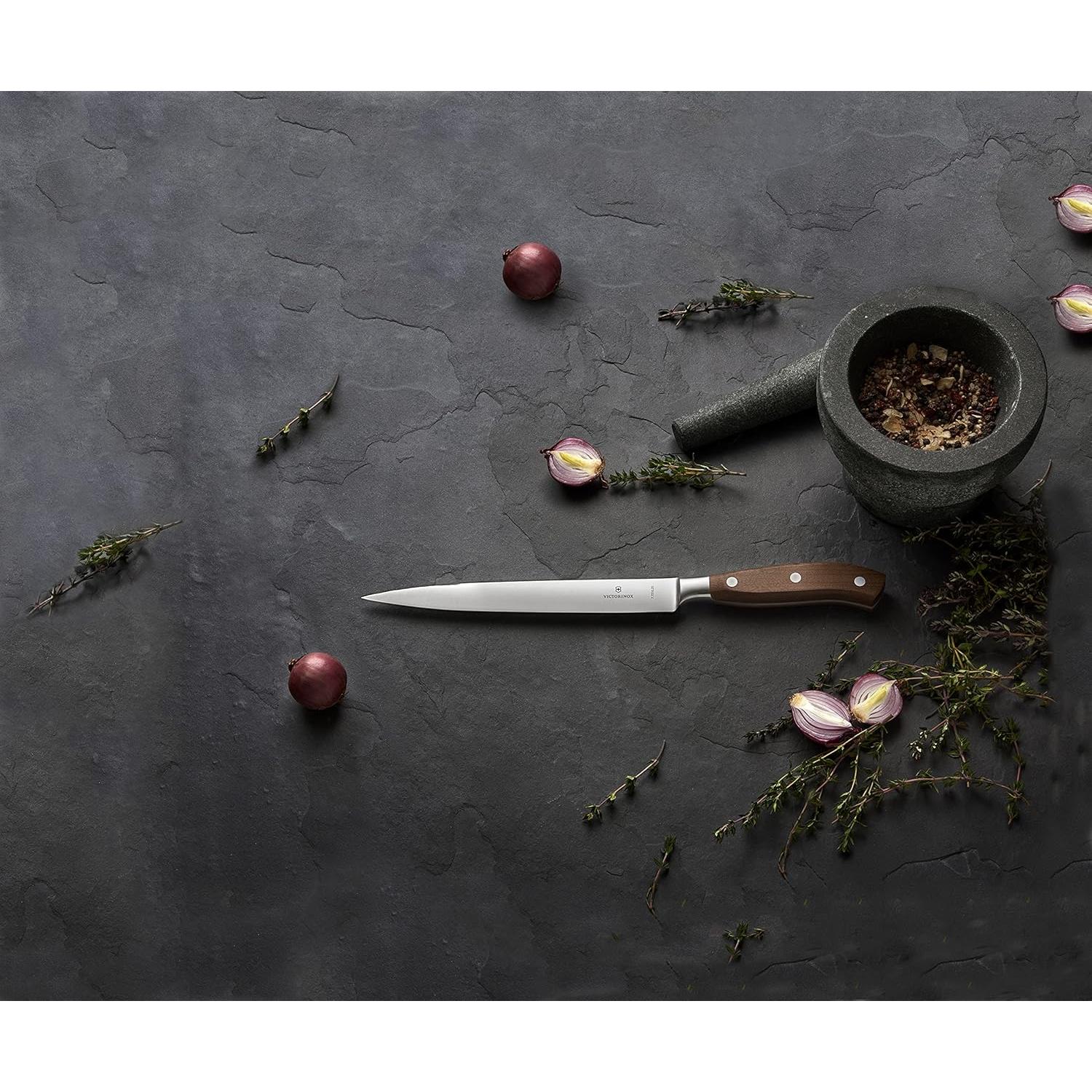 Cuchillo de Rebanar Forjado 20 cm Victorinox Acero Inoxidable