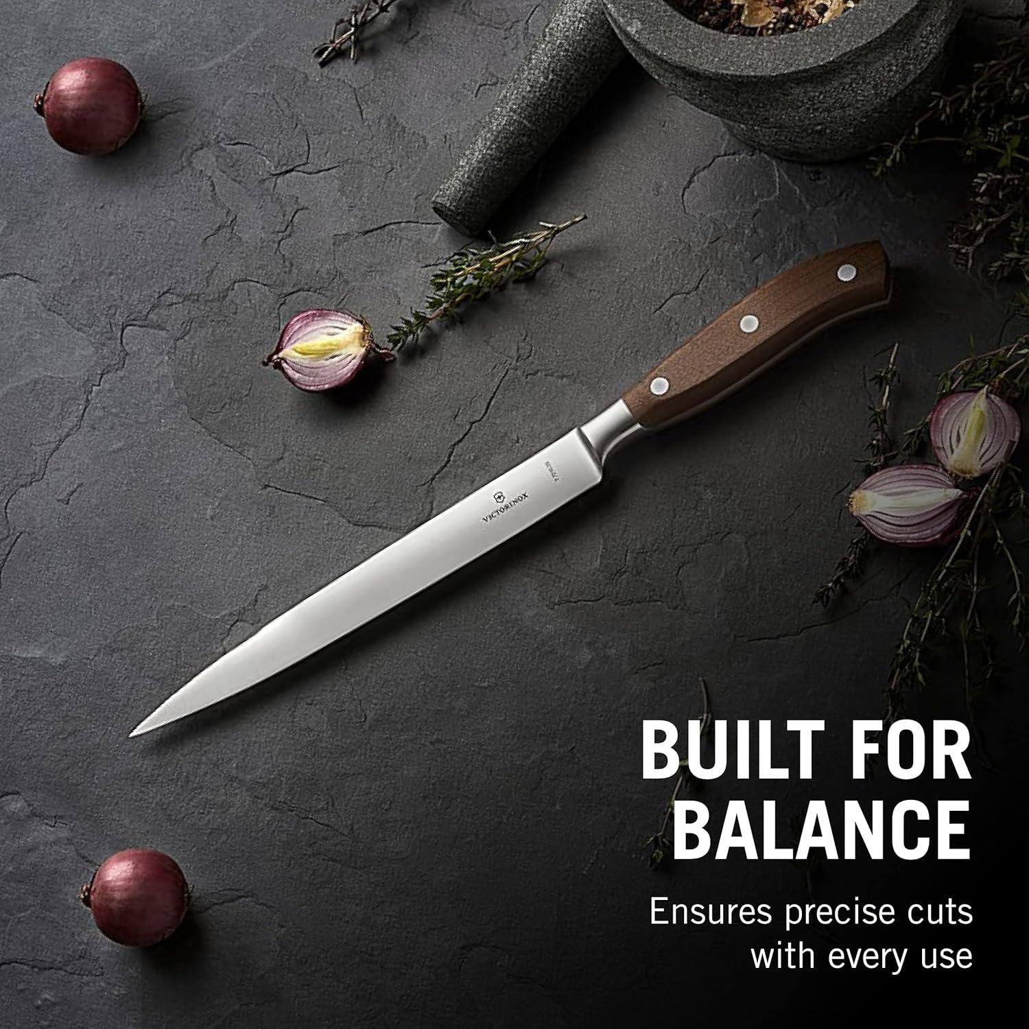 Cuchillo de Rebanar Forjado 20 cm Victorinox Acero Inoxidable