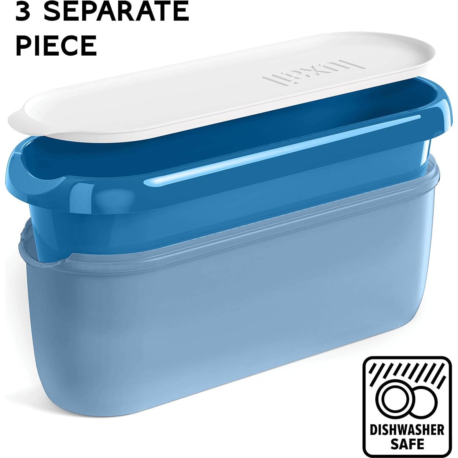 Contenedores de helado LUXAIL 2 Paquetes 1.42L SIN BPA