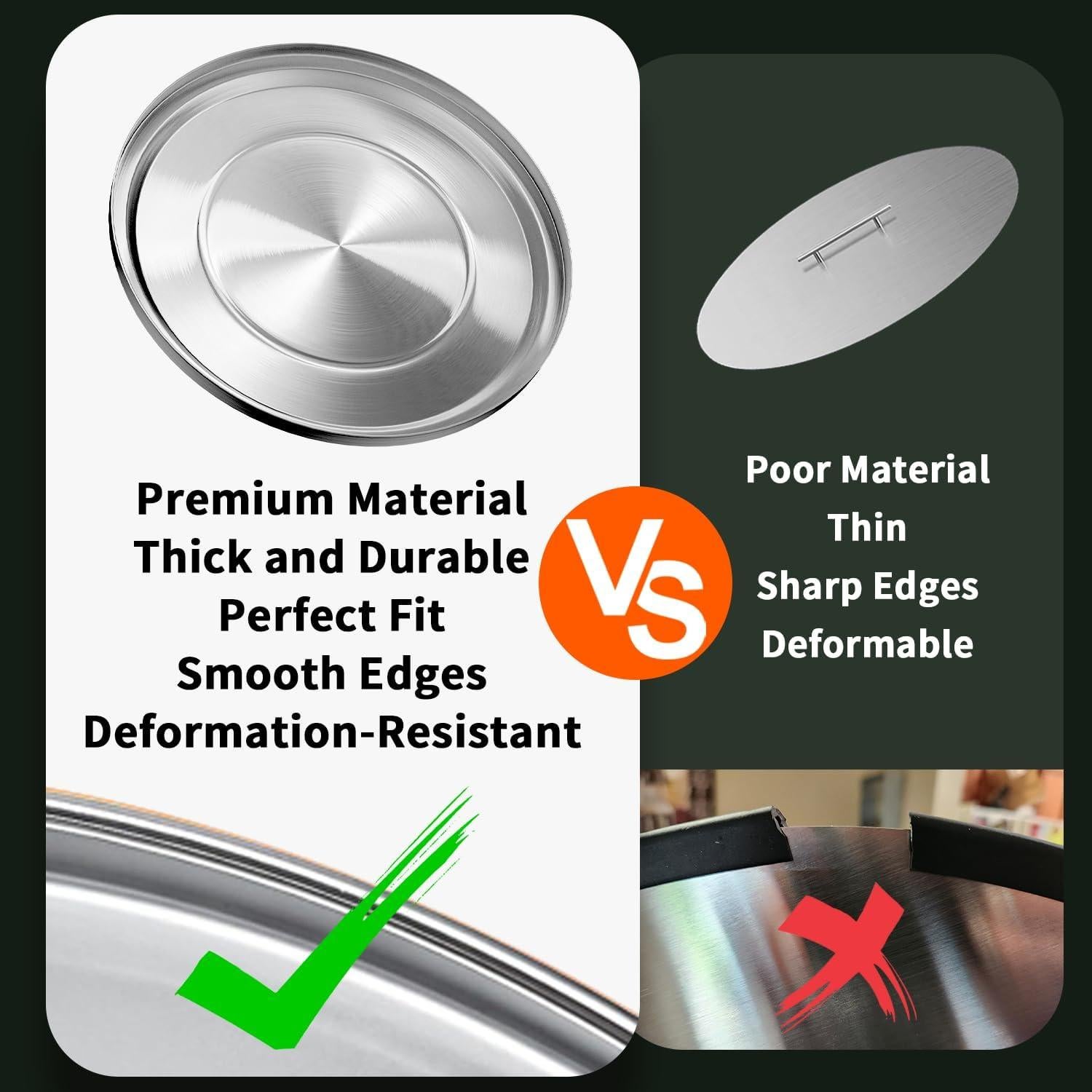 Tapa de Acero Inoxidable Pariplus para Solo Stove Bonfire 50.17 cm