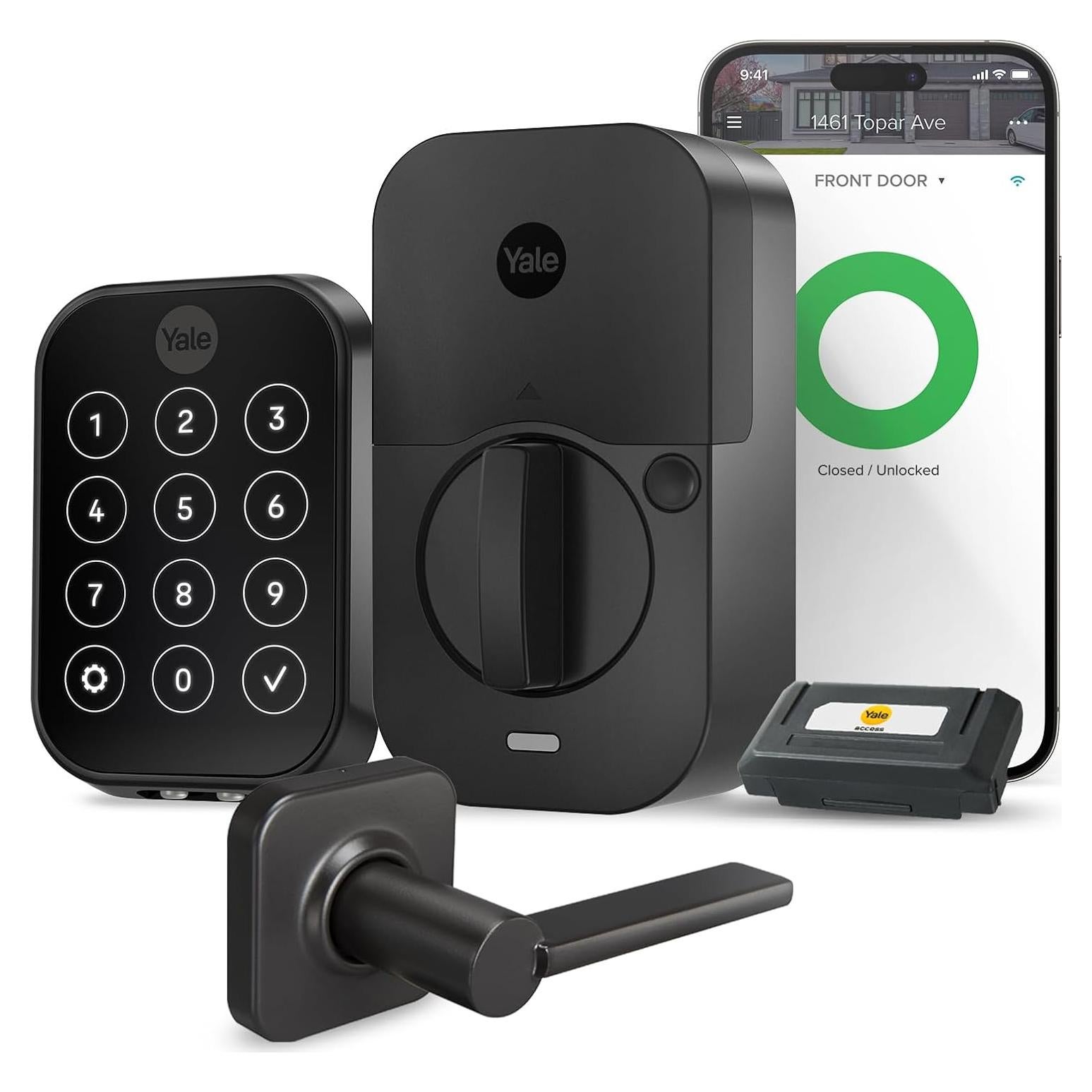 Cerradura Inteligente Yale Assure Lock 2 Sin Llave Negro (Paquete de 3)