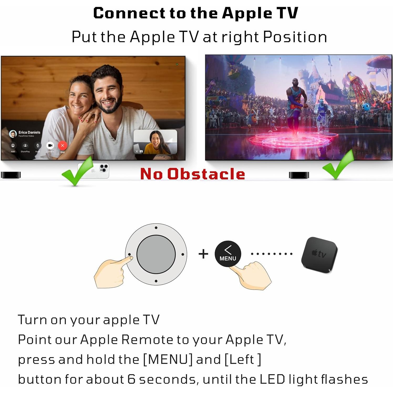 Control Remoto Universal Nettech para Apple TV 4K - 2024