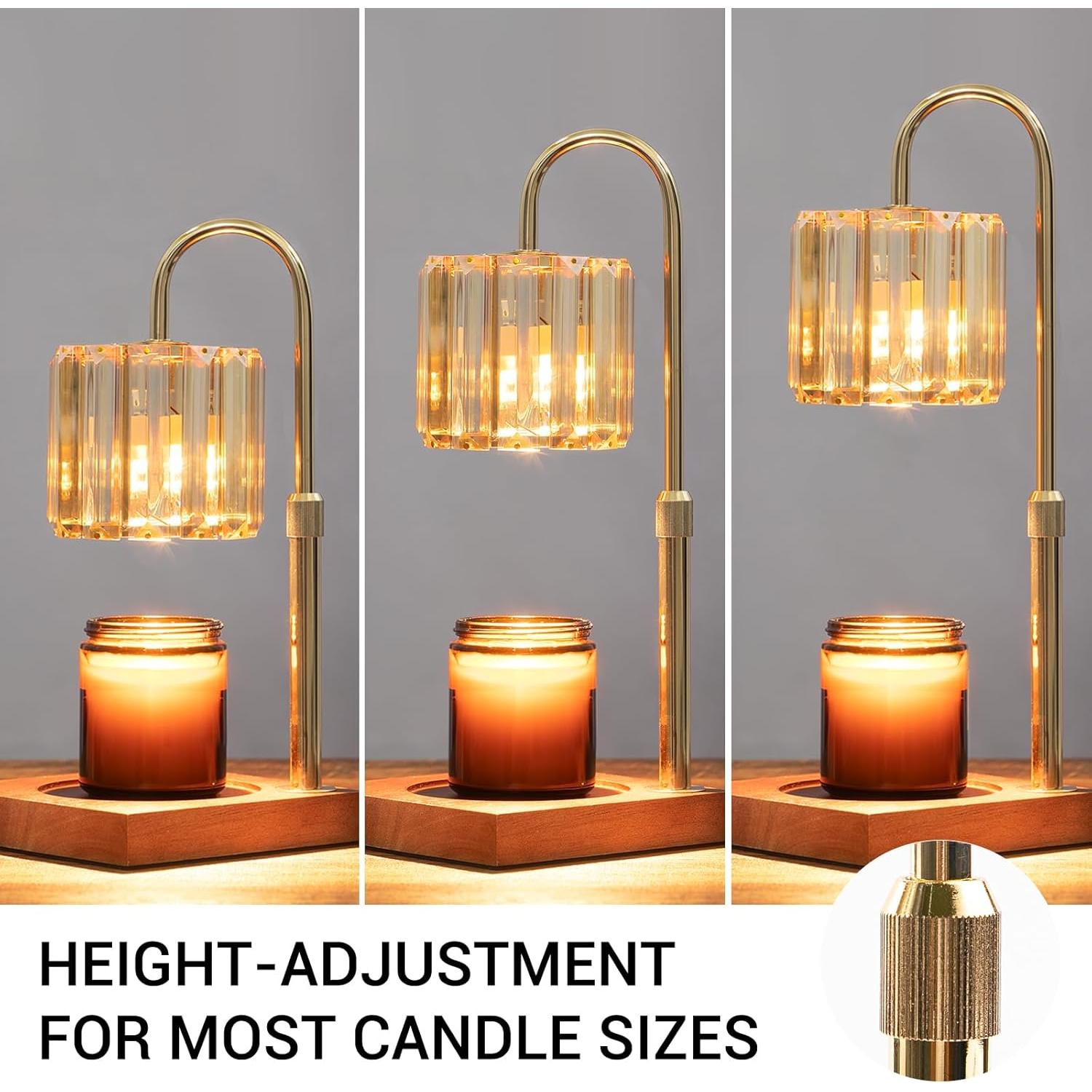 Lámpara Calentadora de Velas Yuichoy Ámbar 50W Regulable