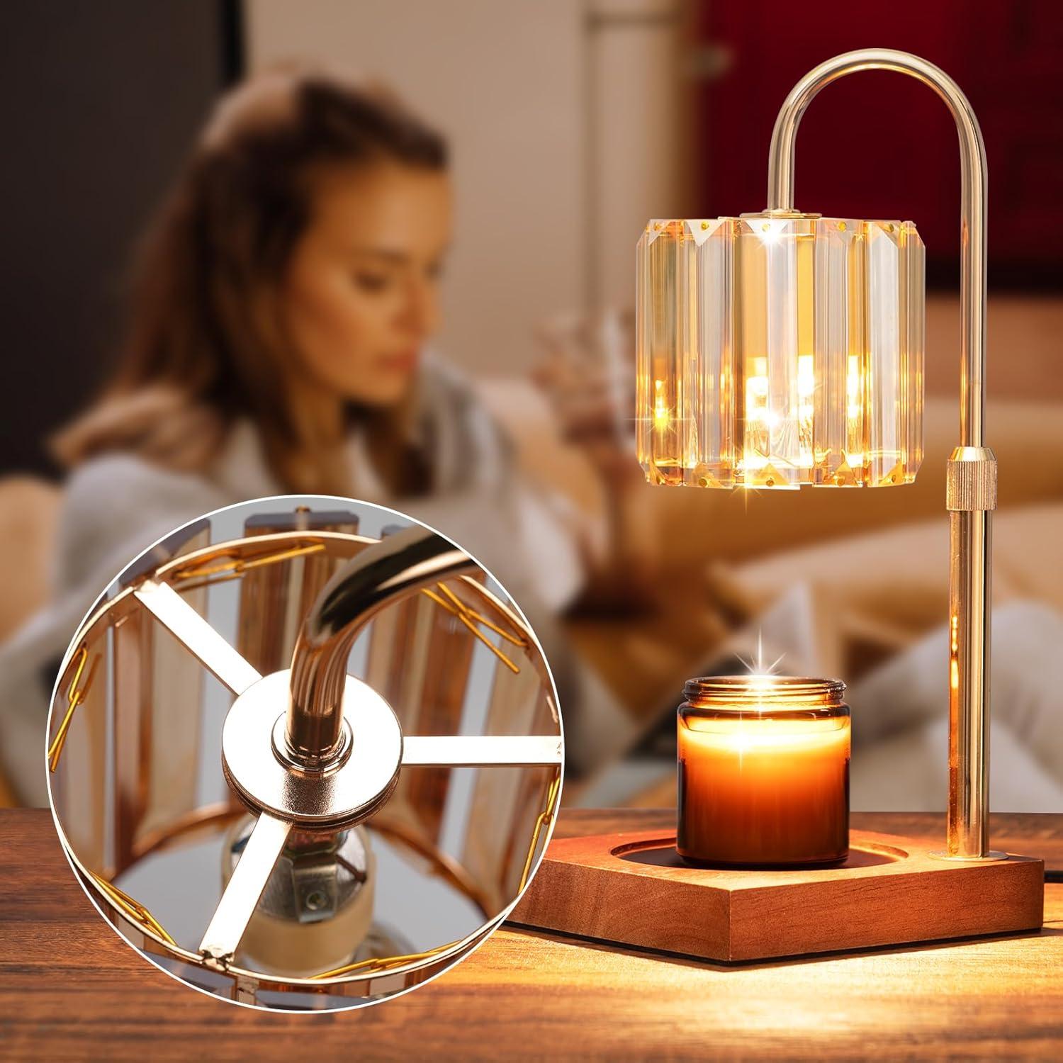 Lámpara Calentadora de Velas Yuichoy Ámbar 50W Regulable