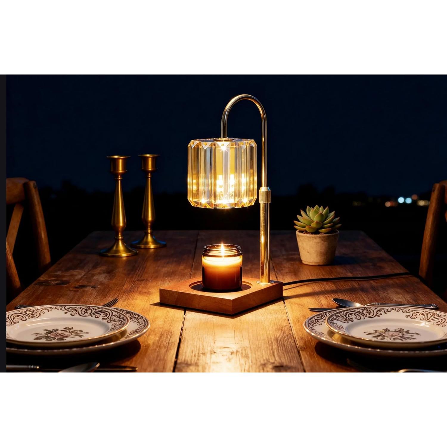 Lámpara Calentadora de Velas Yuichoy Ámbar 50W Regulable