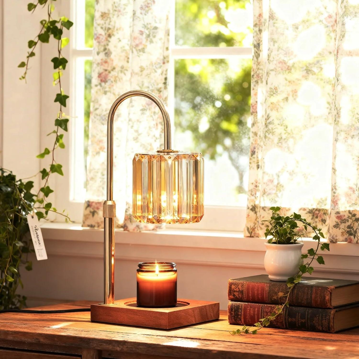 Lámpara Calentadora de Velas Yuichoy Ámbar 50W Regulable