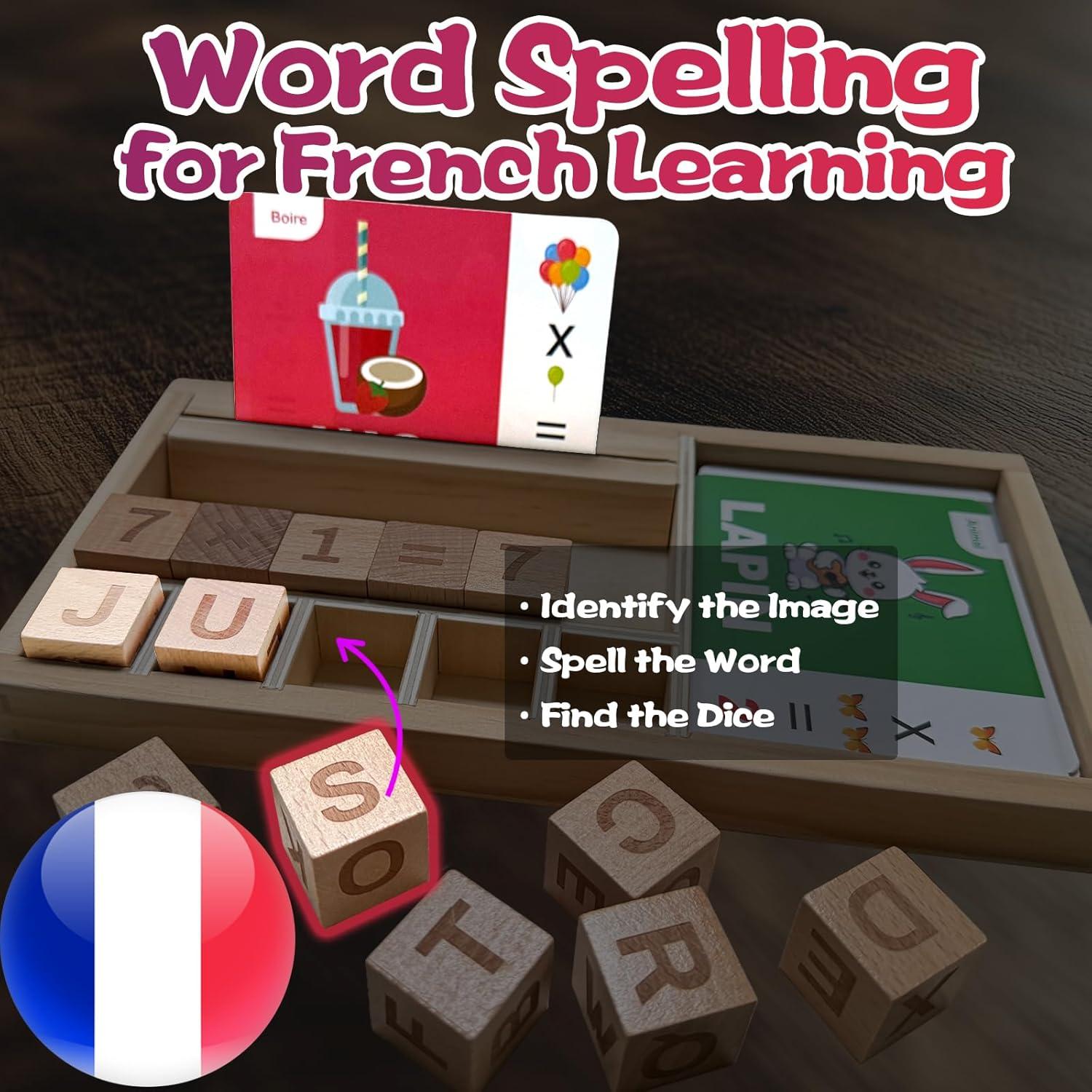 Juego de Ortografía y Matemáticas en Francés KILOGOGRAPH