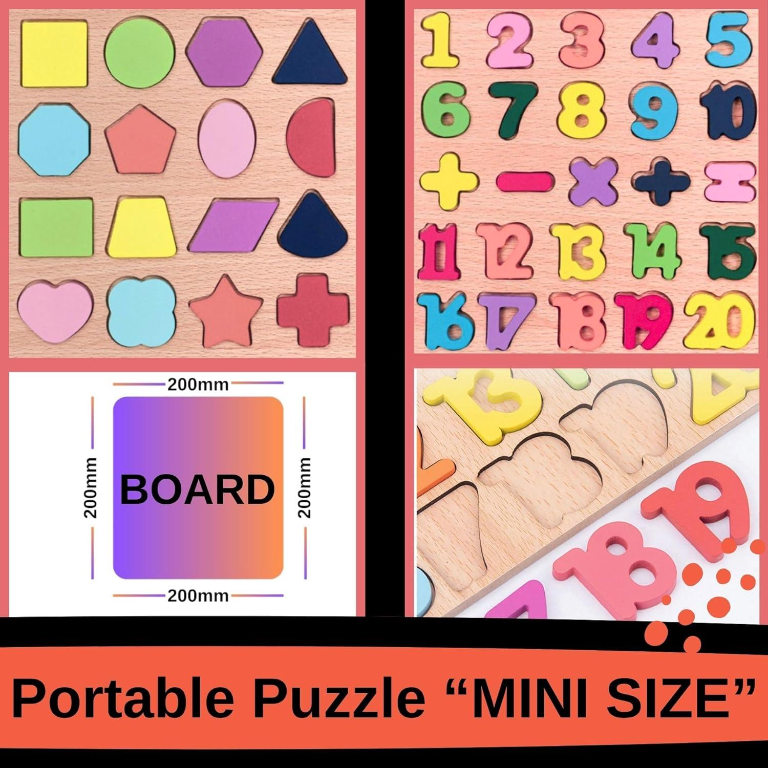 Rompecabezas de Números y Formas GoPuzzle - Aprendizaje 3+