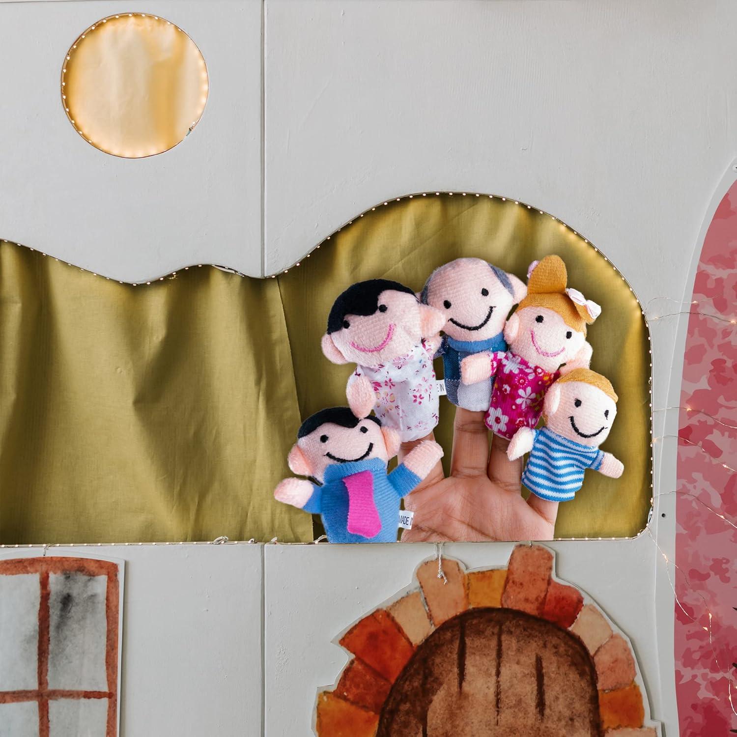 Títeres de Dedo Super Z Outlet - Familia 1 - 6 Piezas