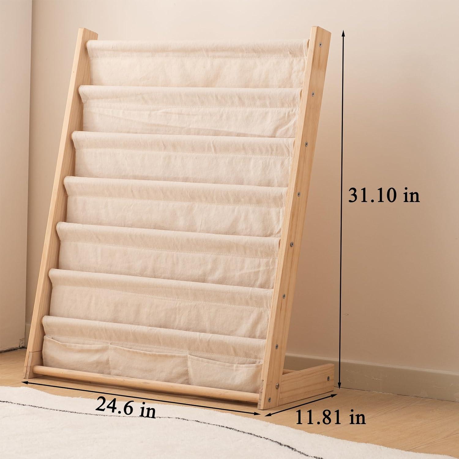 Estantería de Madera para Niños ChubanCraft 6 Niveles 62.5x30x79cm