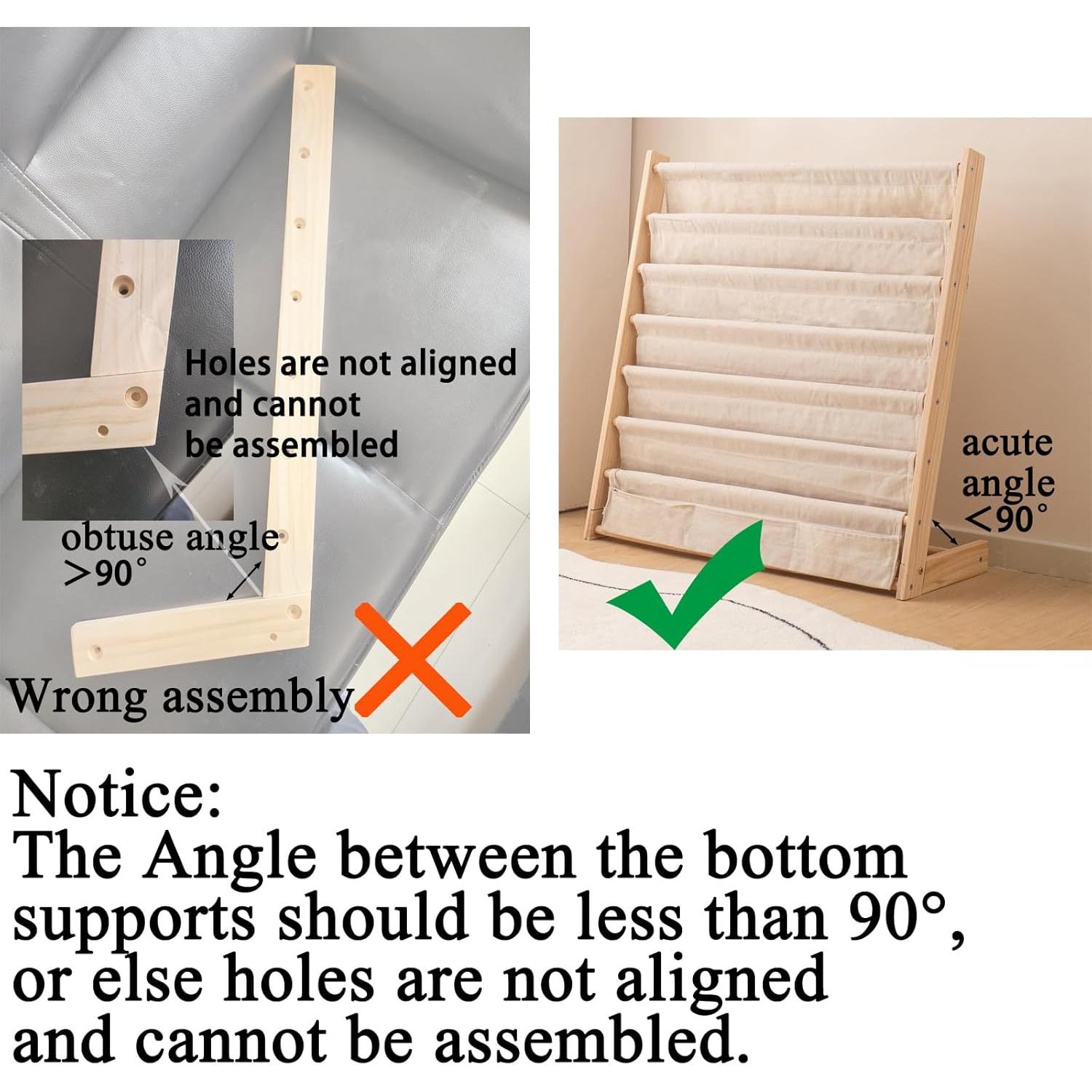 Estantería de Madera para Niños ChubanCraft 6 Niveles 62.5x30x79cm