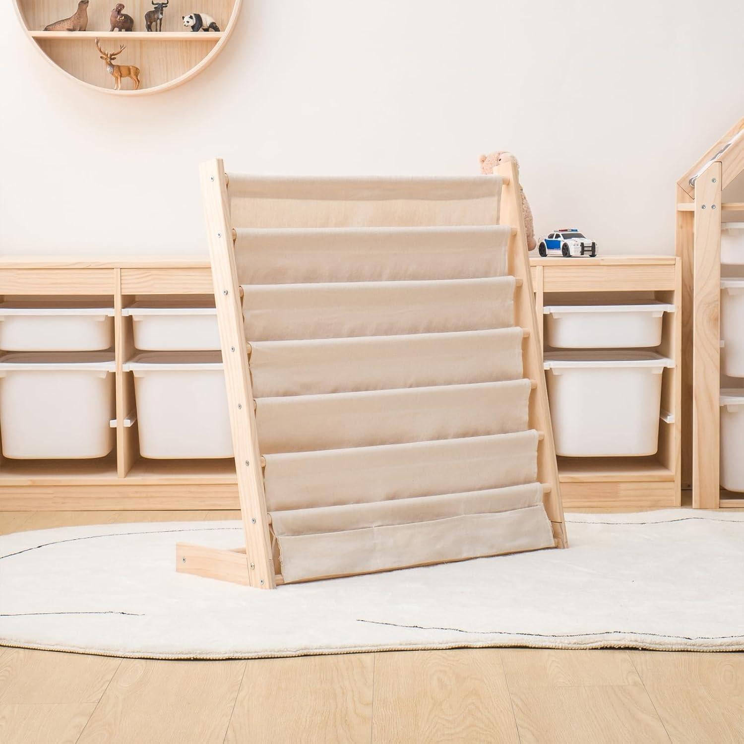 Estantería de Madera para Niños ChubanCraft 6 Niveles 62.5x30x79cm