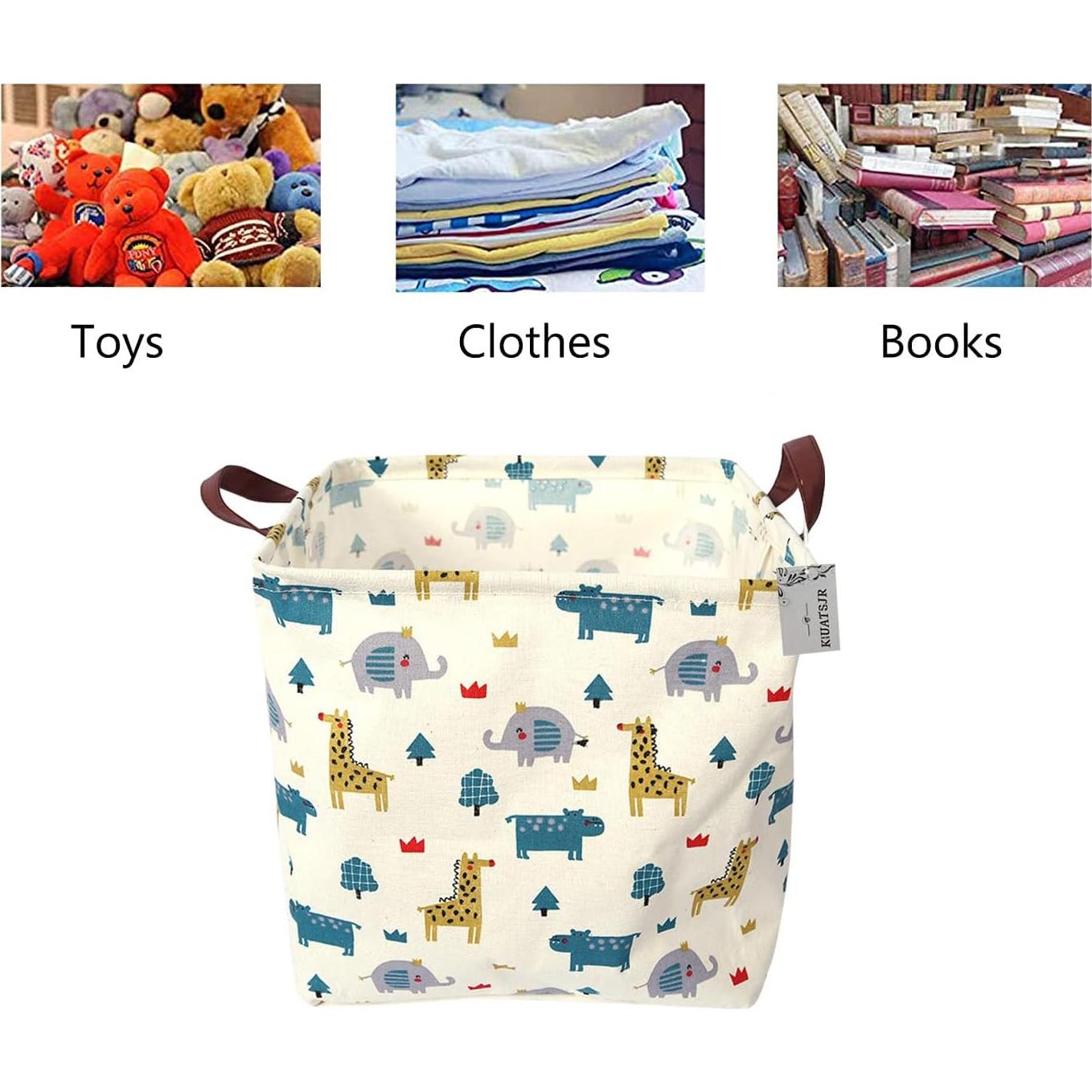 Cesta de Almacenamiento Plegable KIUATSJR 31.75cm Animales