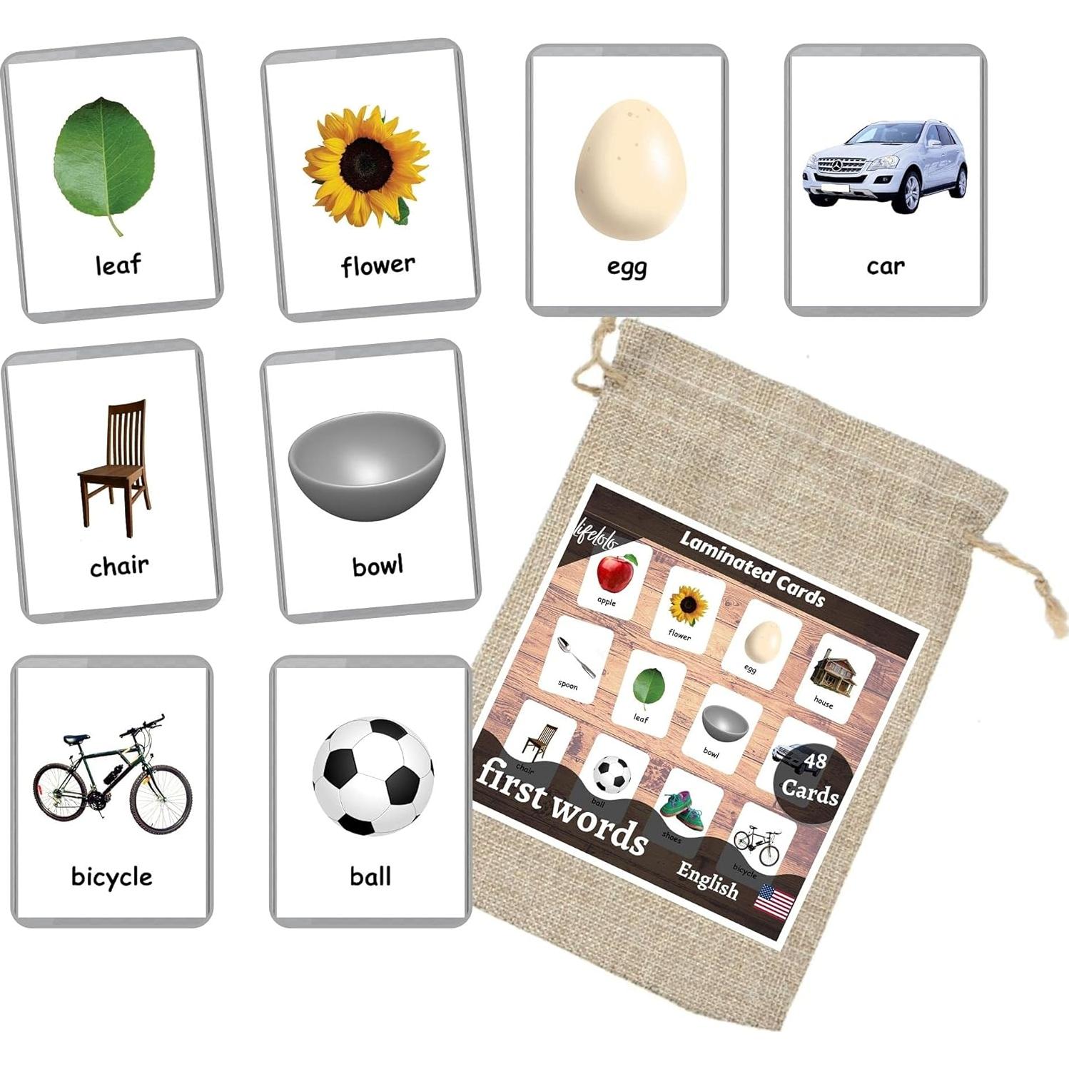 Tarjetas Didácticas de Colores LifeLoLo - 12 Piezas Bilingües