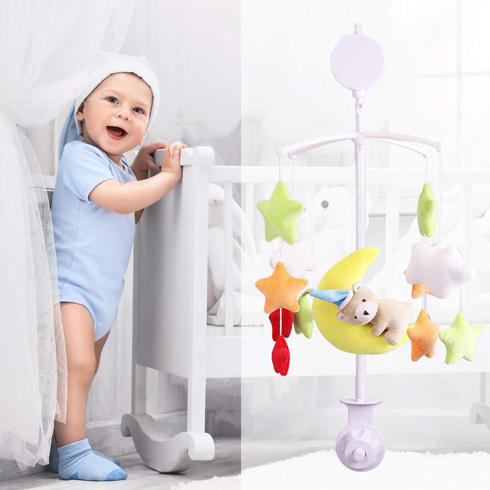 Móvil de Cuna AFUNTA 66 cm con Caja de Música Ajustable